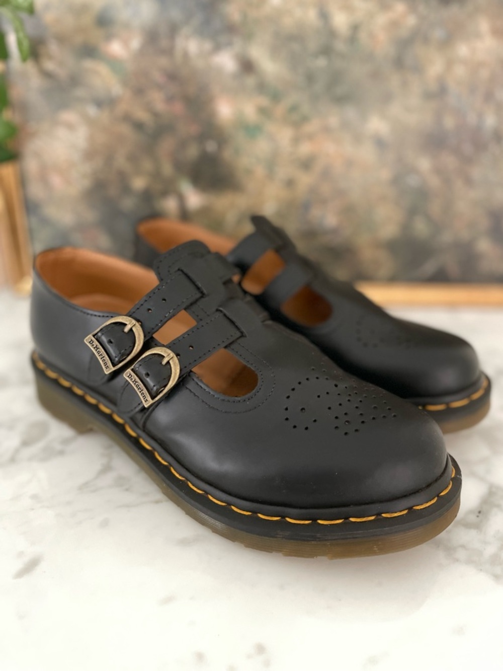 Dr Marten Mary Jane 8065 Black Smooth Leather Size 9 - Picture 7 of 8
